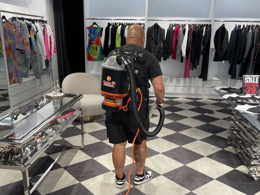 The Clean Guys retail store cleaning Las Vegas Strip