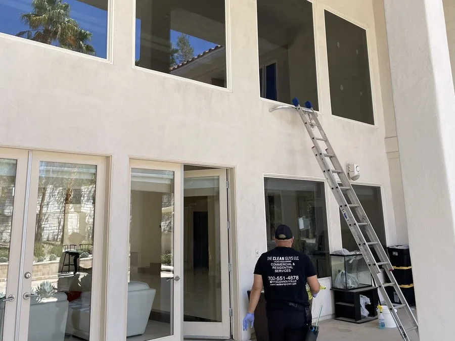 Window cleaning Las Vegas residential home — The Clean Guys